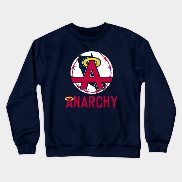 Los Anarchist Angels of Anaheim Crewneck Sweatshirt by TheObserver